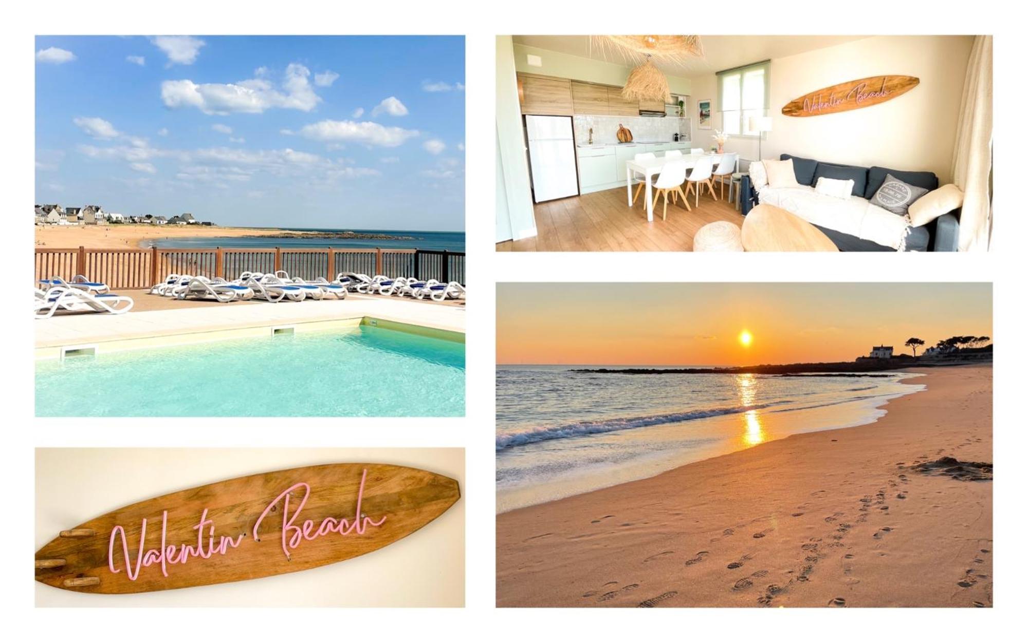 Unique ! Acces Direct A La Plage ! Duplex Avec Grand Solarium Batz-sur-Mer Exteriör bild